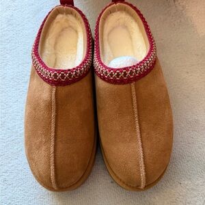 KIDMI Genuine Suede Platform Slippers Size 40